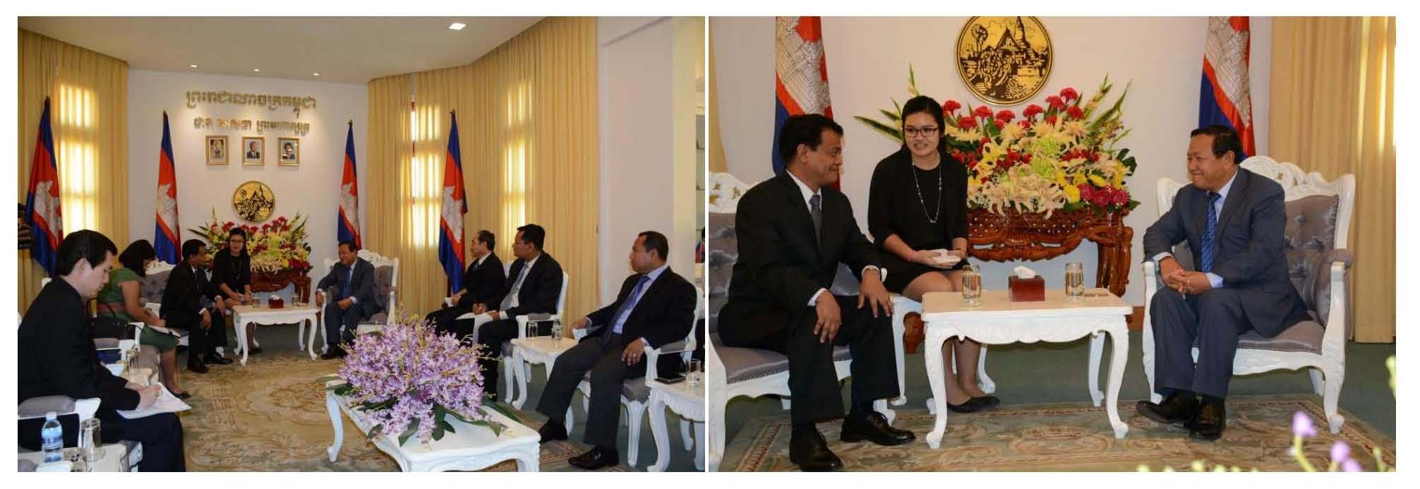 Courtesy Call to H.E. Pa Socheatevong Governor of Phnom Penh