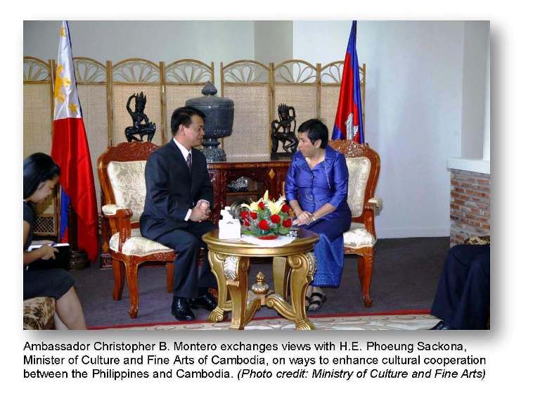 Courtesy Call to H.E. Phoeung Sackona