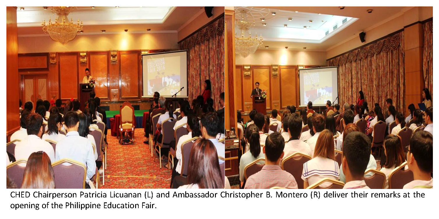 Speech of Hon. Licuanan and Amb. Montero