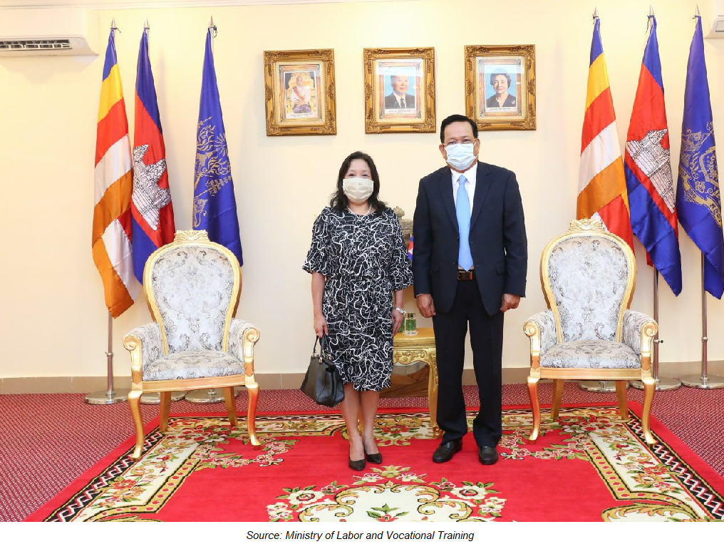 Courtesy call on MLVT H.E. Ith Samheng 2 Final