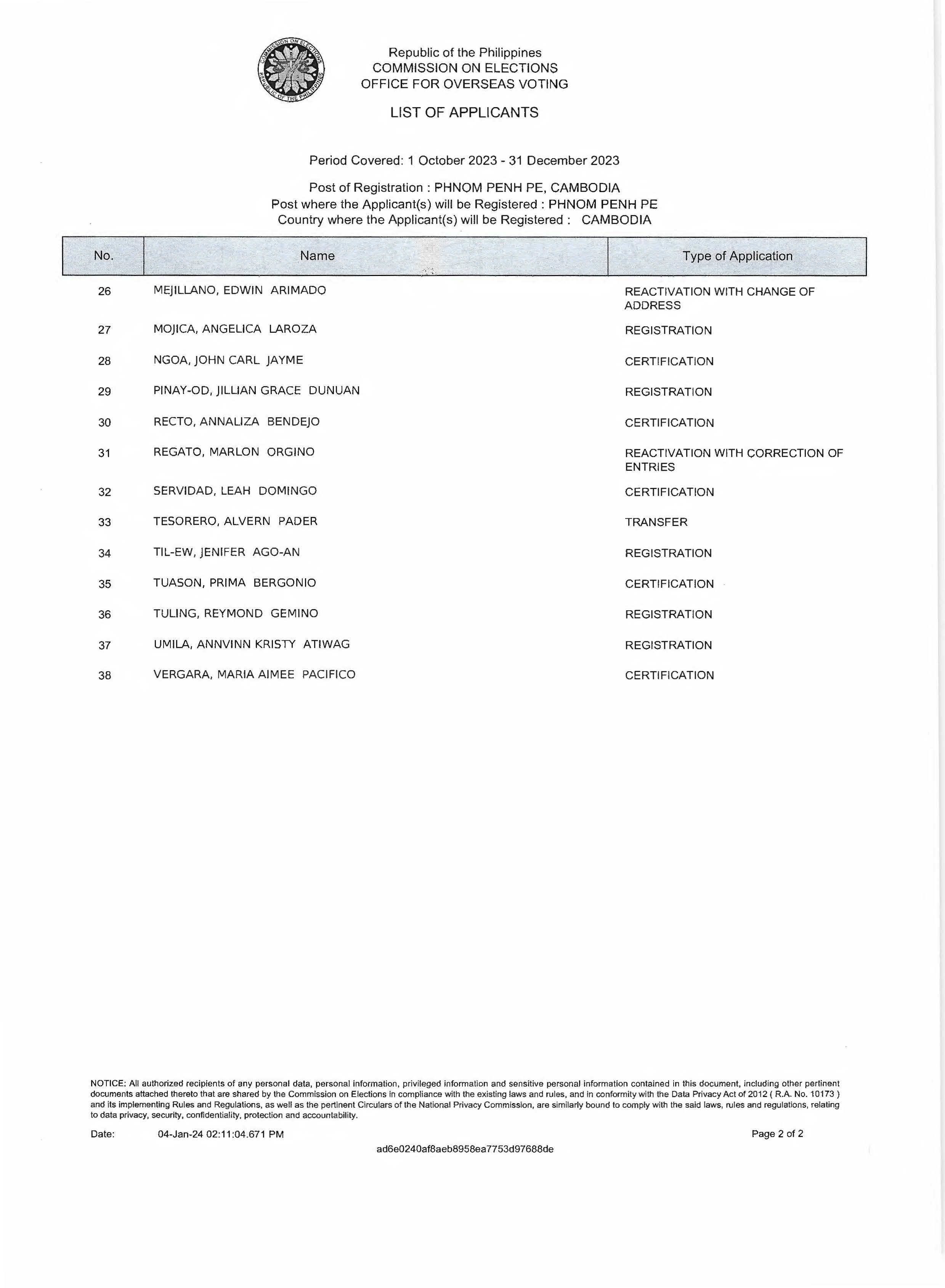 RERB HEARING Page 3